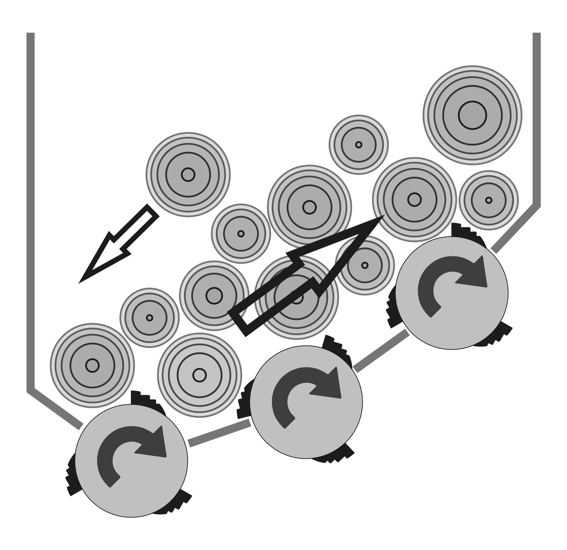 Roller debarker